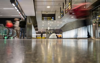 En novemberkväll i tunnelbanan